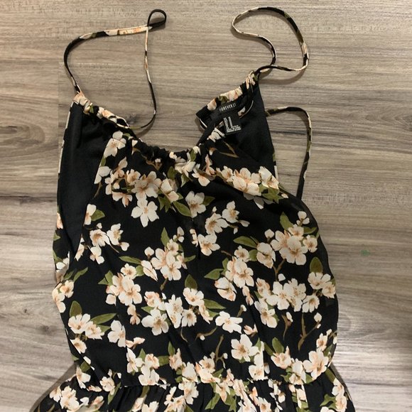 Forever 21 | Women's Floral Sleeveless Maxi Dress Size Medium - Picture 4 of 5